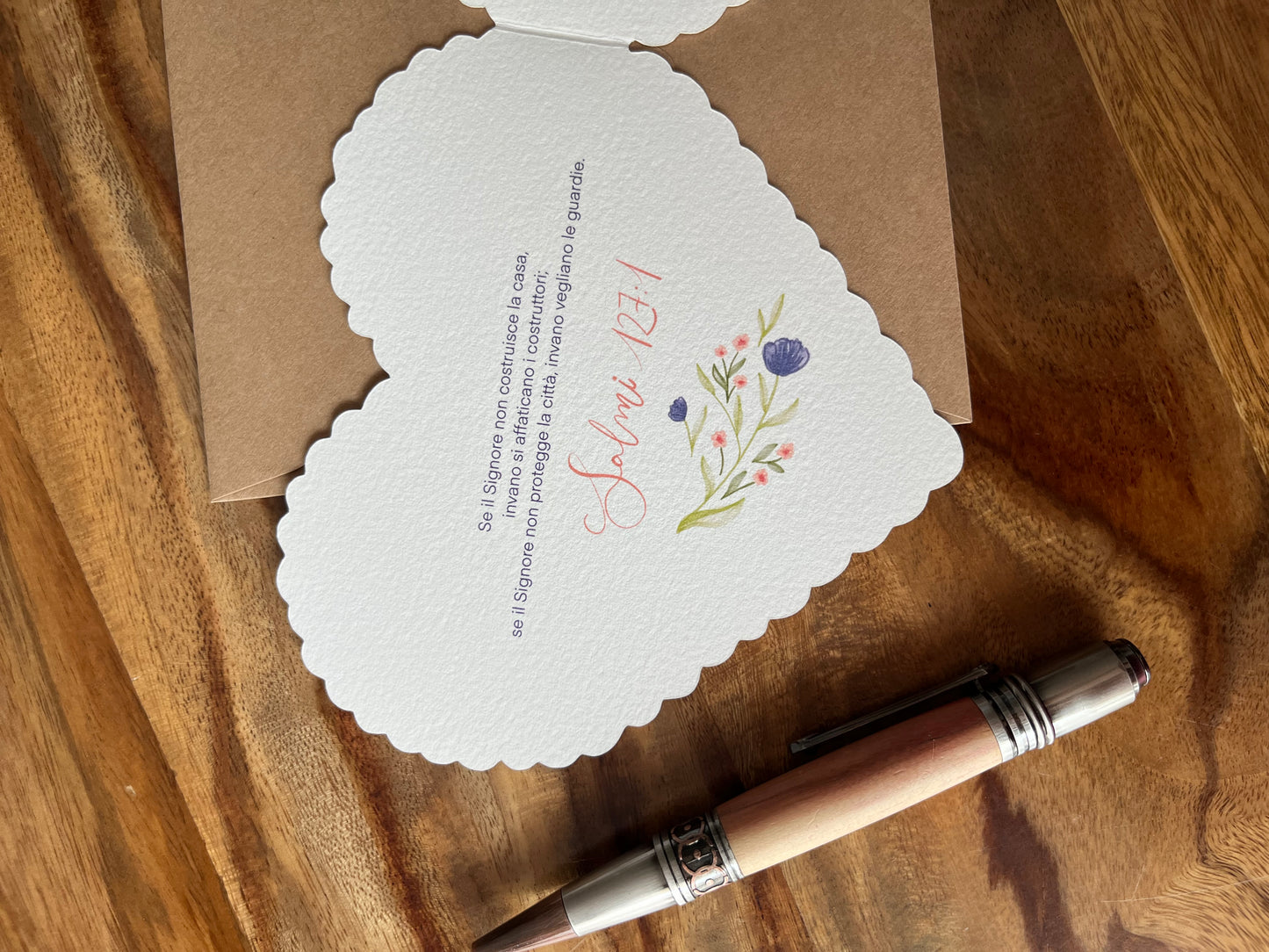 Biglietto personalizzato di auguri matrimonio