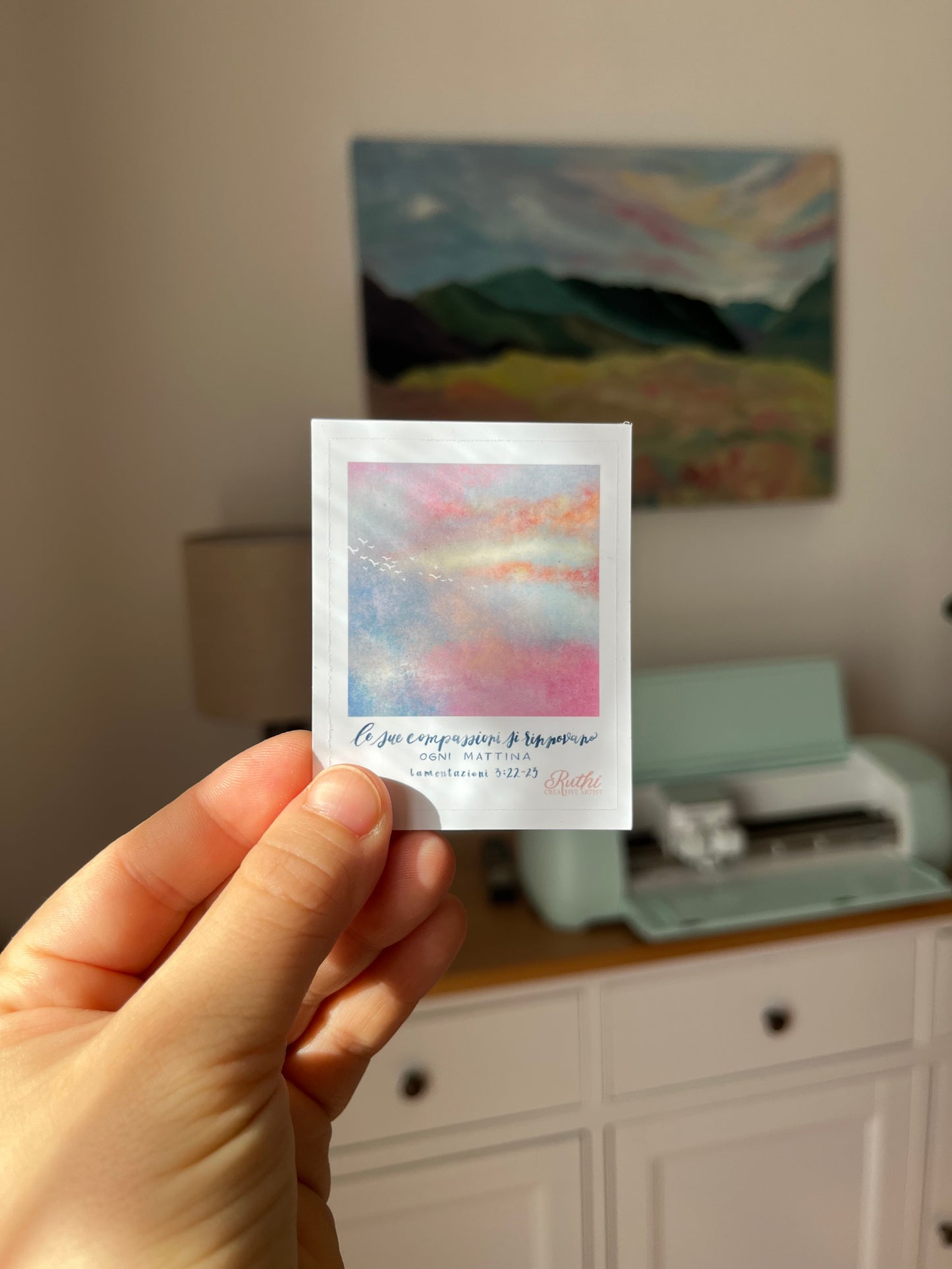 Adesivo lamentazioni polaroid waterproof