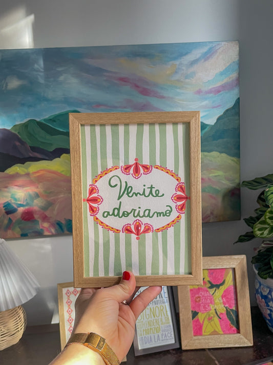 Quadro "Venite adoriamo"